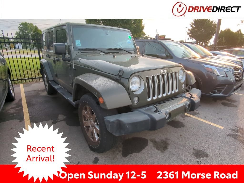 Used 2016 Jeep Wrangler Unlimited Sahara w/ Connectivity Group AWD/4WD image 1