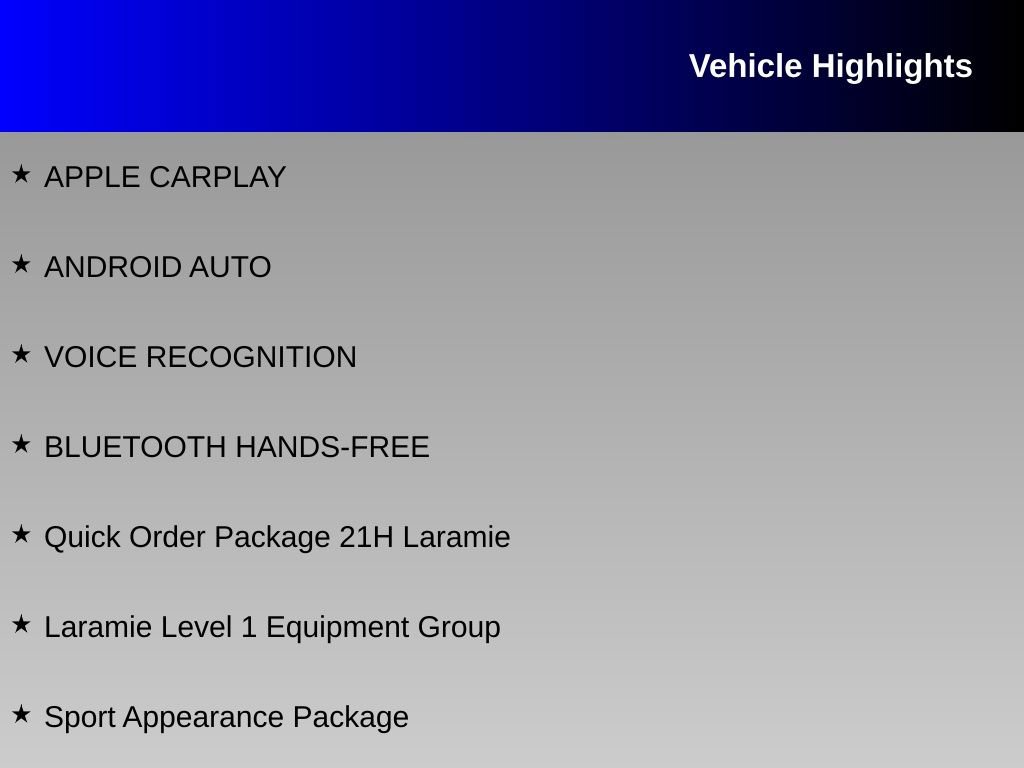 Used 2025 RAM 1500 Laramie w/ Sport Appearance Package AWD/4WD image 12