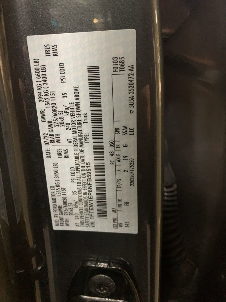 Used 2022 Ford F150 XLT w/ Equipment Group 302A High image 34