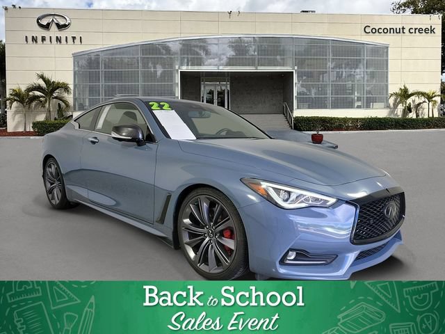 Used 2022 INFINITI Q60 Red Sport 400 w/ Carbon Fiber Package RWD 360° Tour
