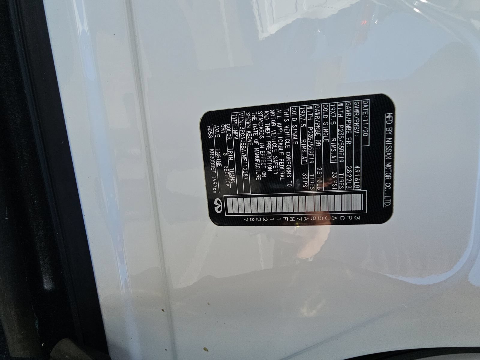 Used 2021 INFINITI QX50 Luxe FWD image 36
