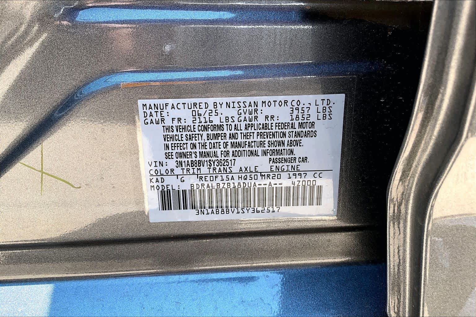 Certified 2025 Nissan Sentra S FWD image 31