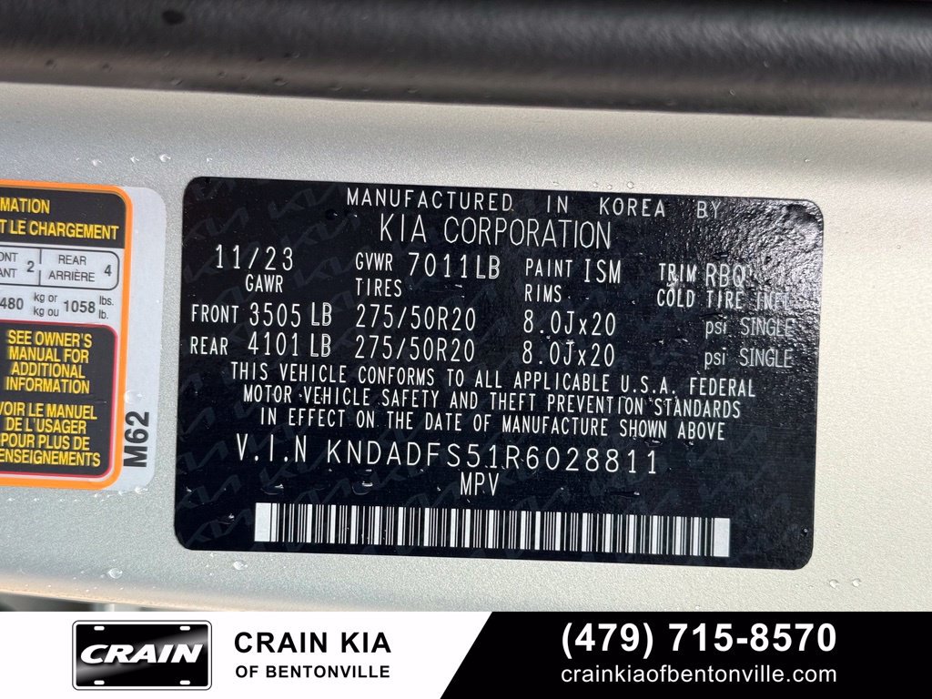 Certified 2024 Kia EV9 Land AWD/4WD image 30