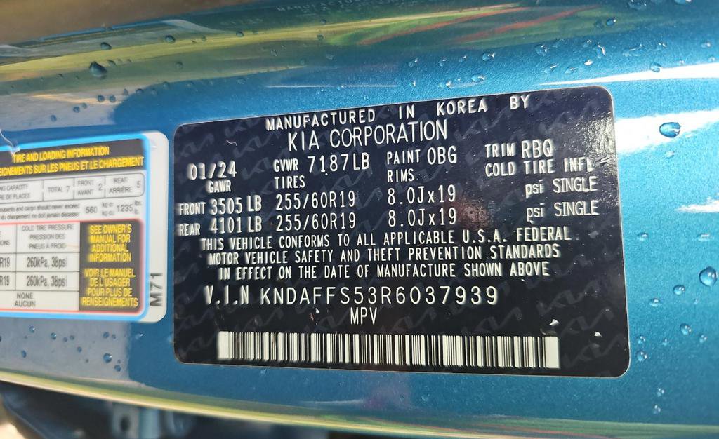 Certified 2024 Kia EV9 Wind AWD/4WD image 18