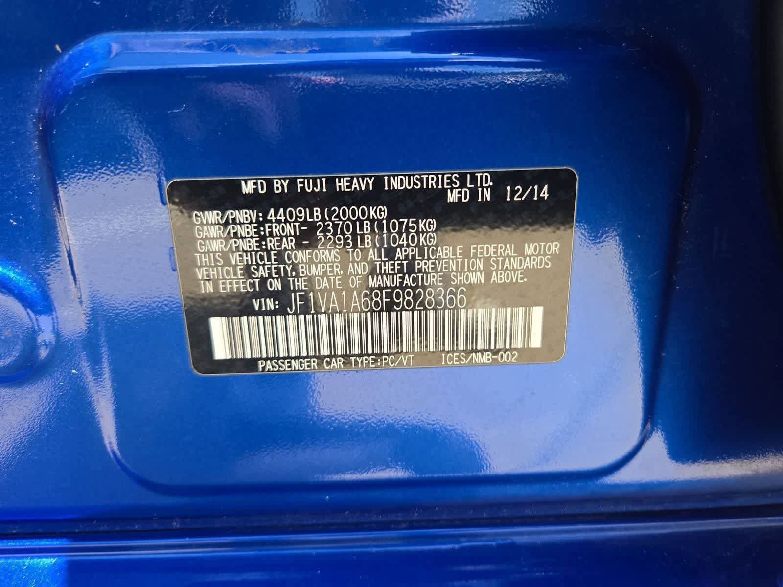 Used 2015 Subaru WRX AWD/4WD image 32