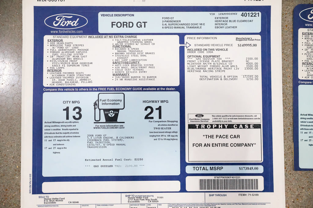 Used 2006 Ford GT RWD image 54