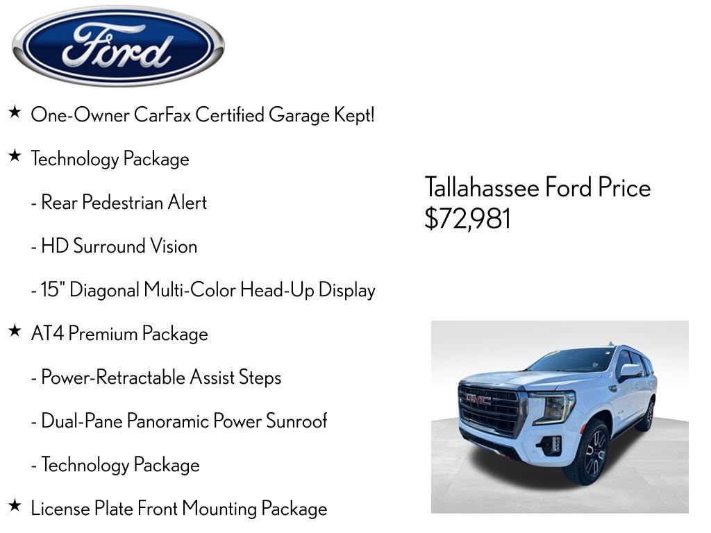 Used 2024 GMC Yukon AT4 w/ AT4 Premium Package image 4