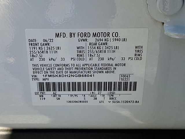 Used 2022 Ford Explorer XLT w/ Equipment Group 202A AWD/4WD image 27