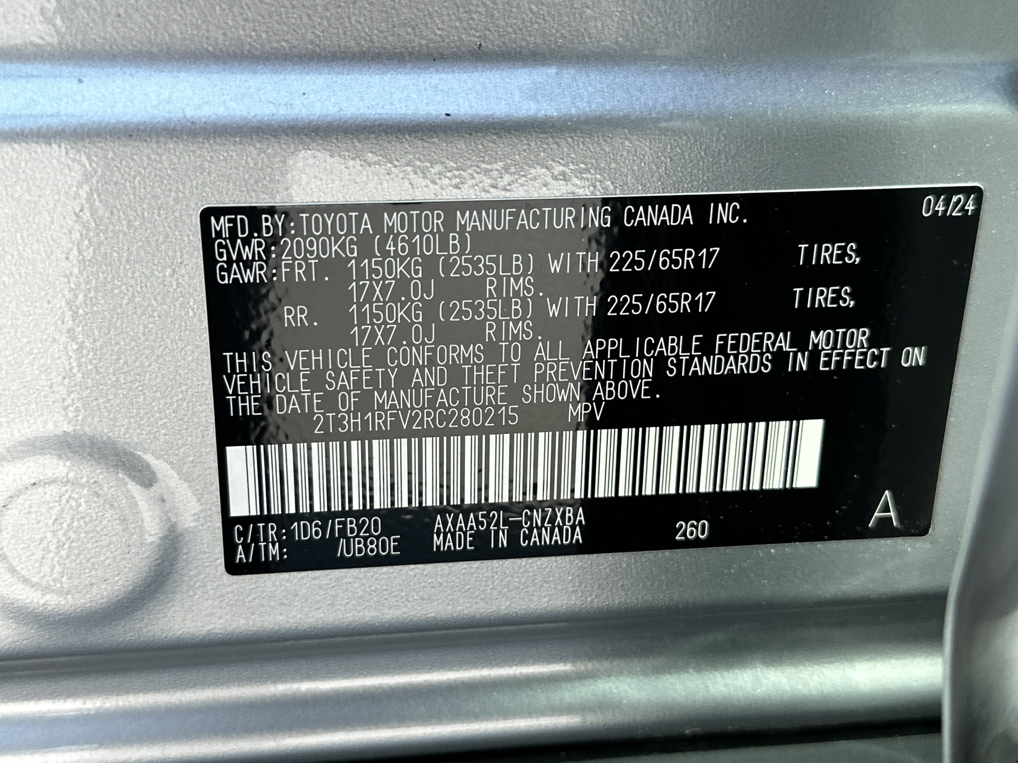 Certified 2024 Toyota RAV4 LE FWD image 35