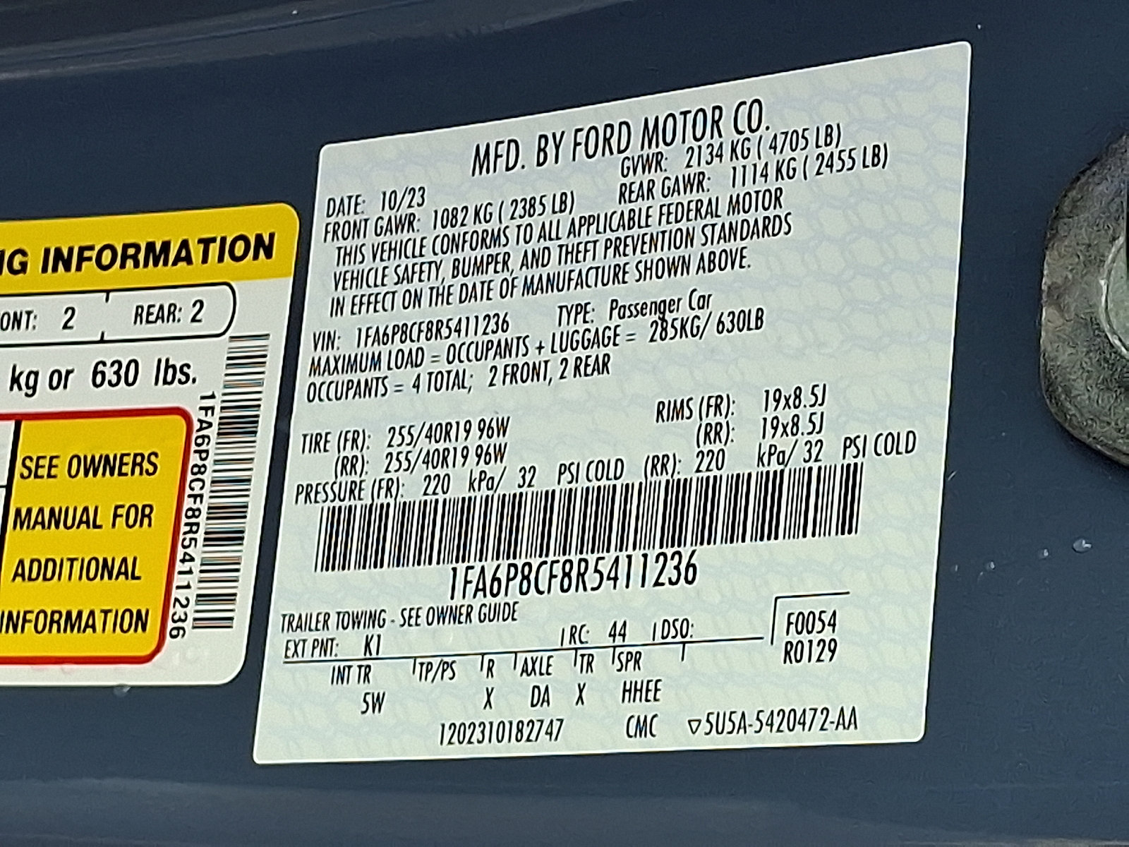 Certified 2024 Ford Mustang GT Premium RWD image 26