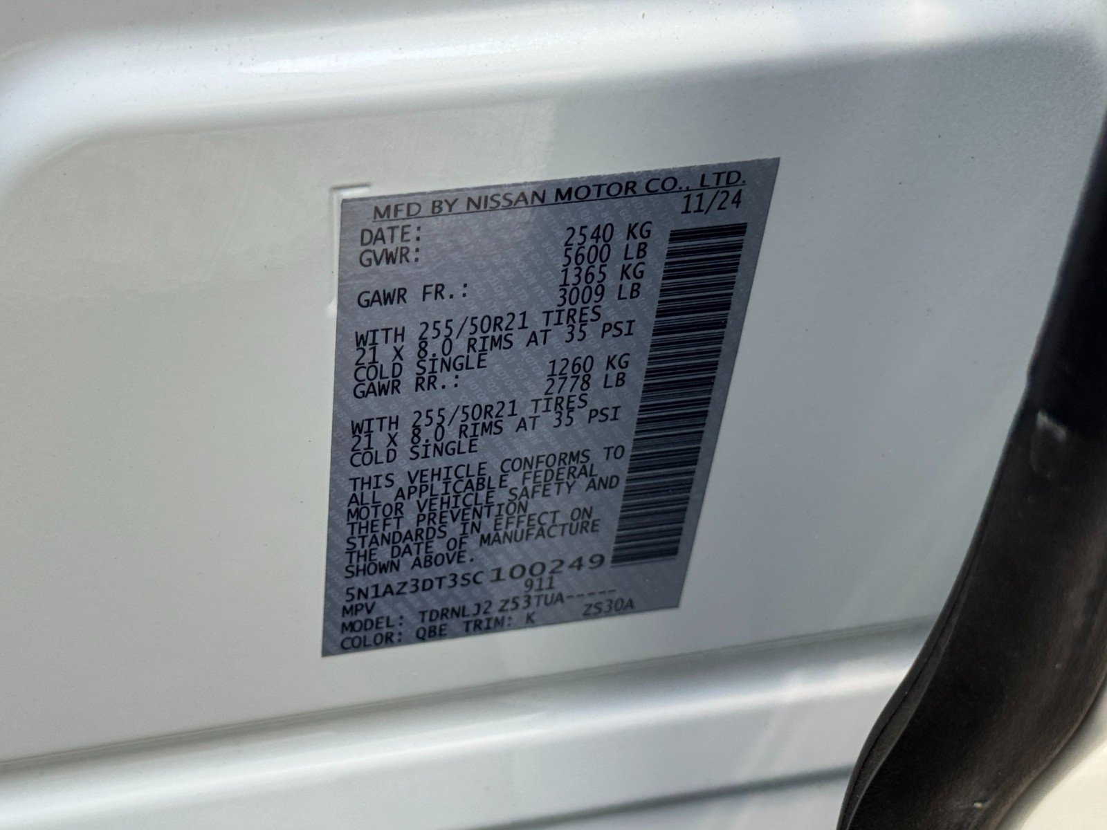 Used 2025 Nissan Murano Platinum w/ Cargo Package AWD/4WD image 46
