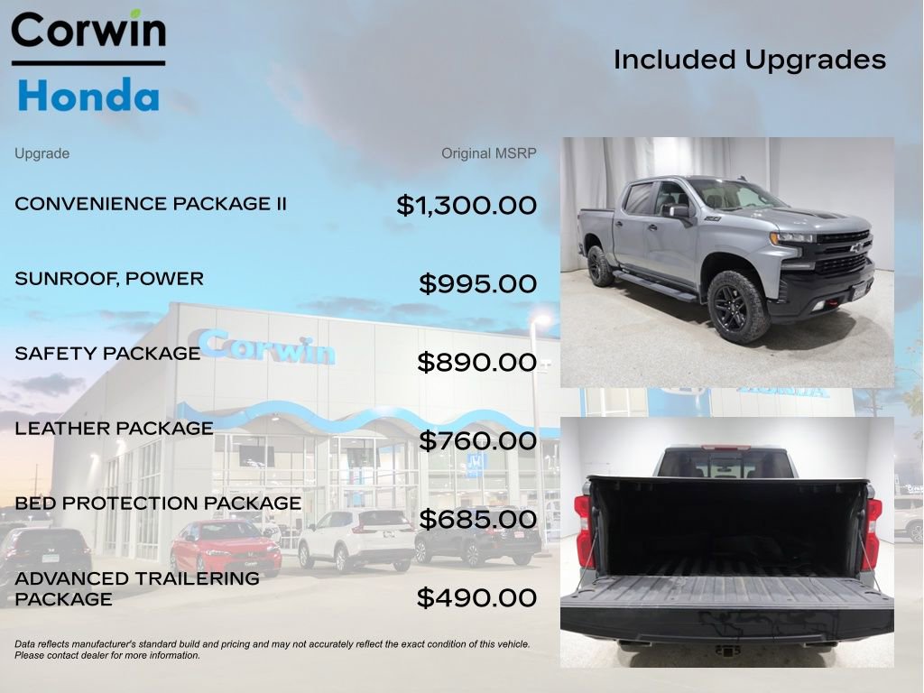 Used 2021 Chevrolet Silverado 1500 LT Trail Boss w/ Convenience Package II AWD/4WD image 4
