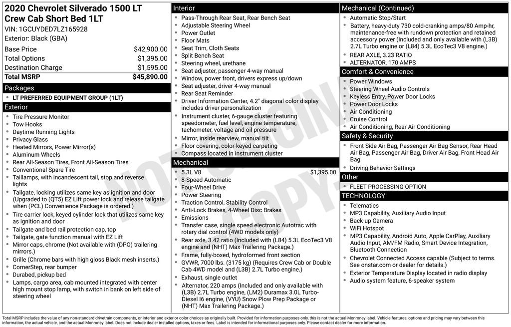 Used 2020 Chevrolet Silverado 1500 LT AWD/4WD image 13