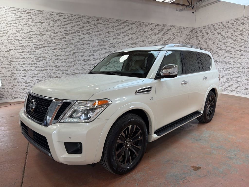 Used 2019 Nissan Armada Platinum w/ Captain's Chairs Package RWD image 3