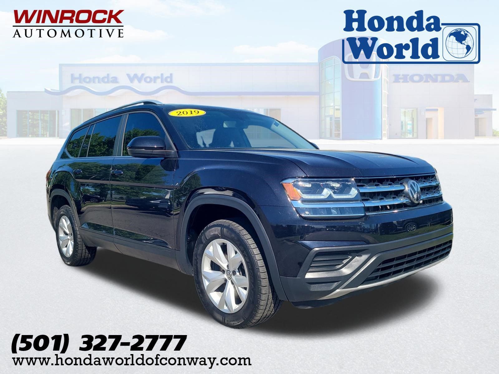 Used 2019 Volkswagen Atlas S w/ Towing Package