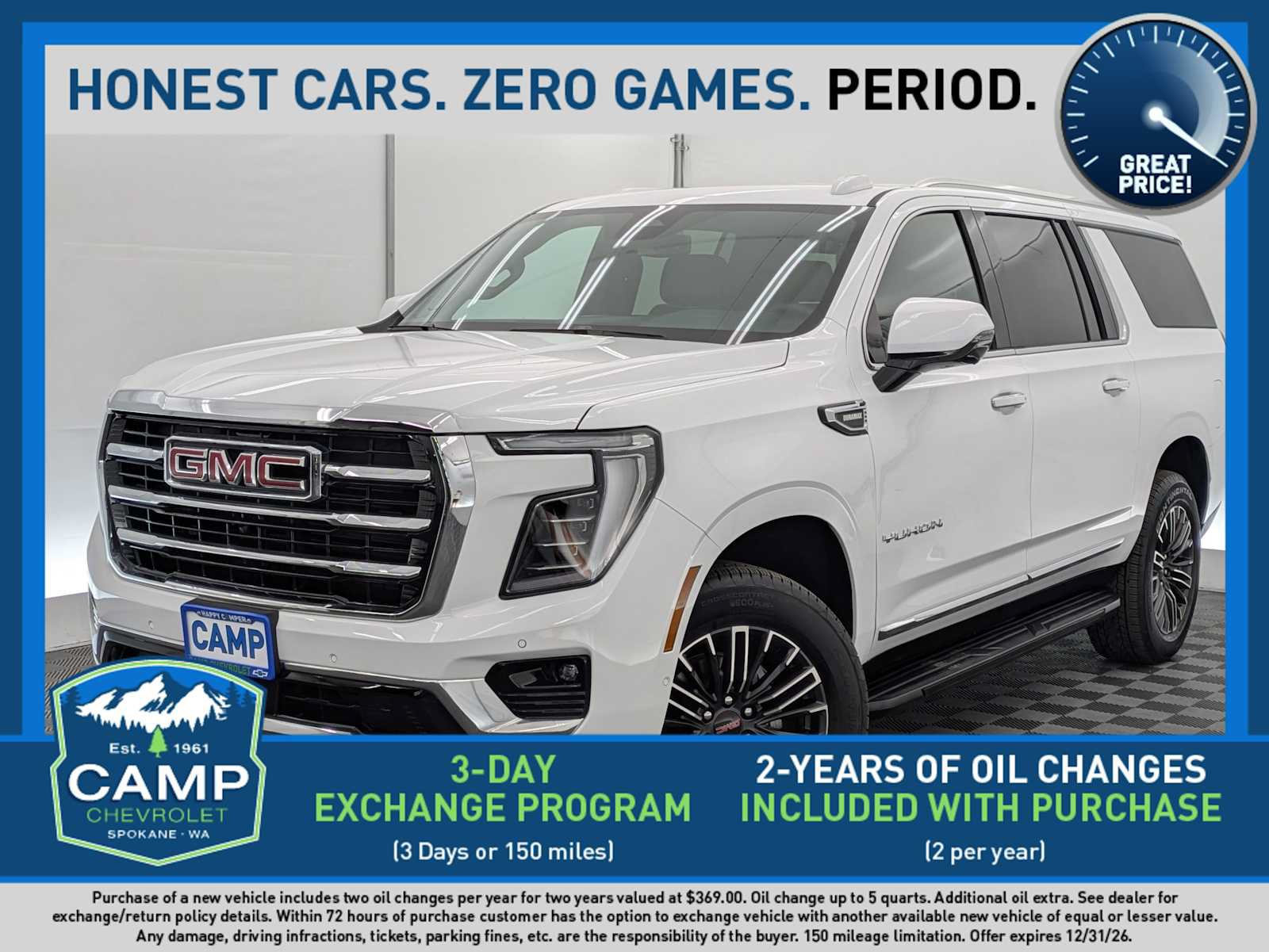 Used 2026 GMC Yukon XL Elevation AWD/4WD image 1