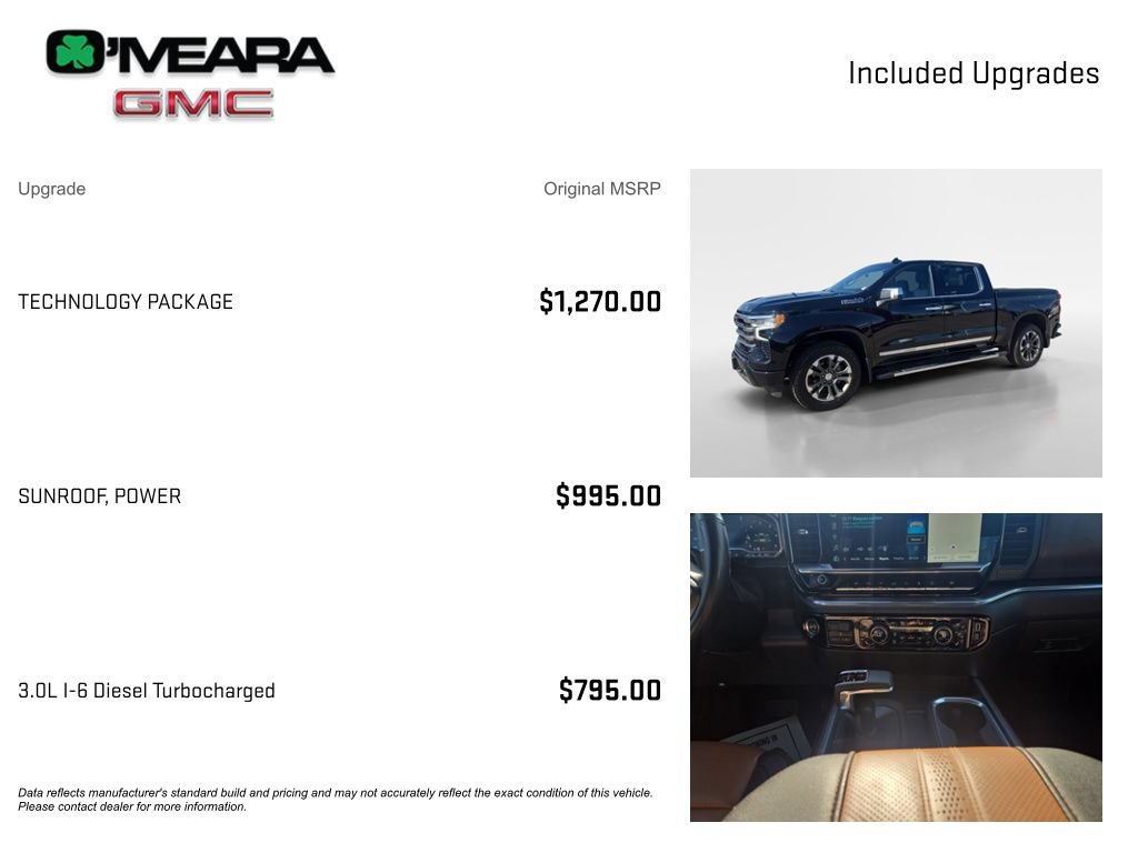 Used 2024 Chevrolet Silverado 1500 High Country w/ Technology Package AWD/4WD image 4