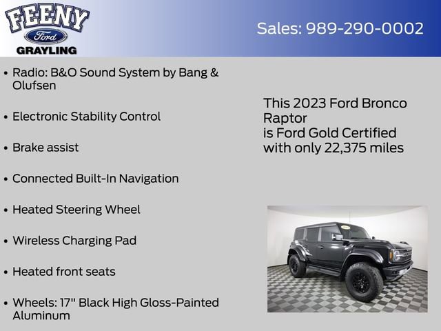 Used 2023 Ford Bronco Raptor AWD/4WD image 20