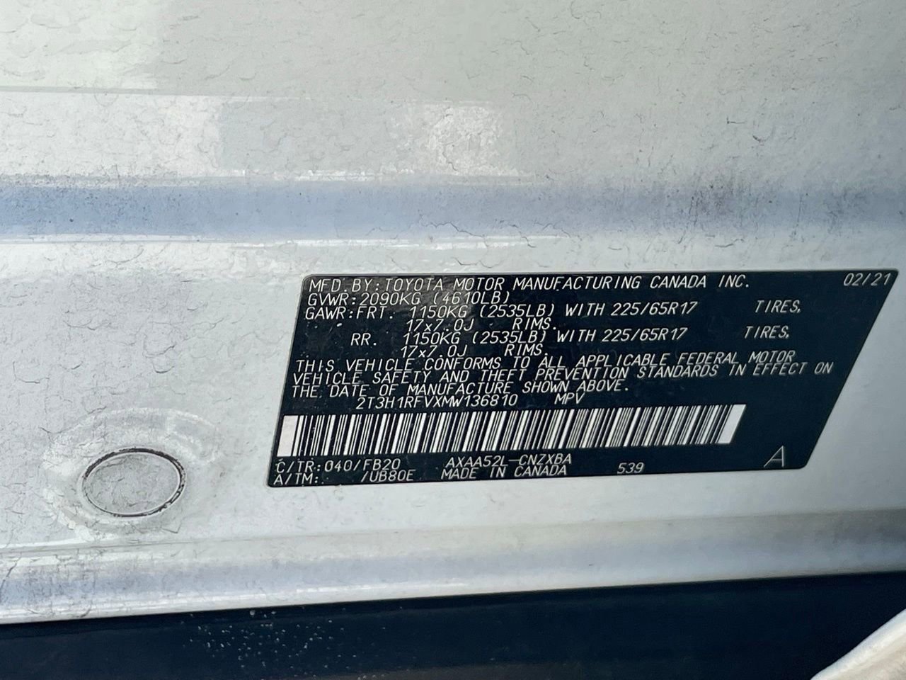 Used 2021 Toyota RAV4 LE FWD image 13