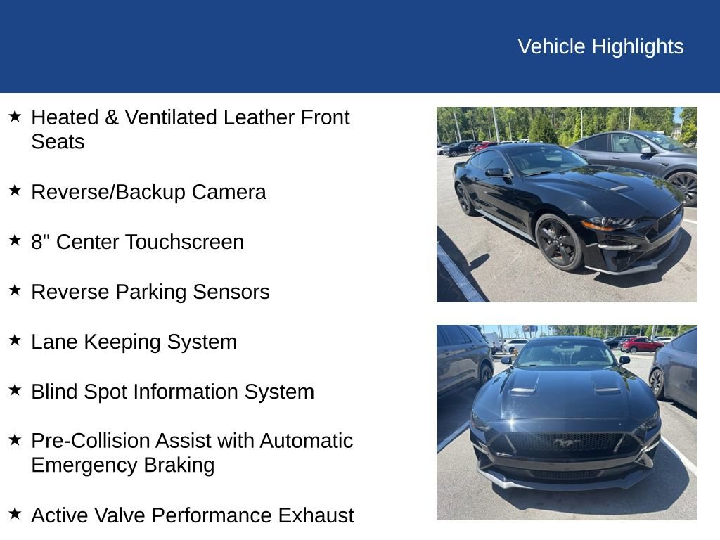 Used 2022 Ford Mustang GT Premium w/ Black Accent Package image 14