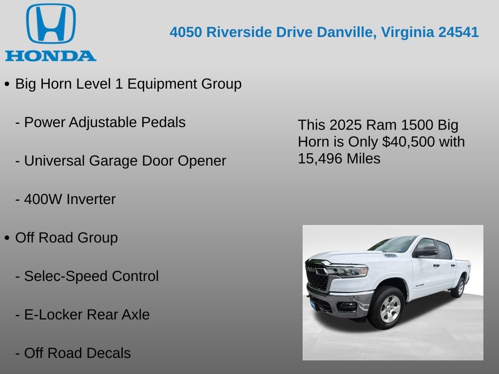 Used 2025 RAM 1500 Big Horn AWD/4WD image 22