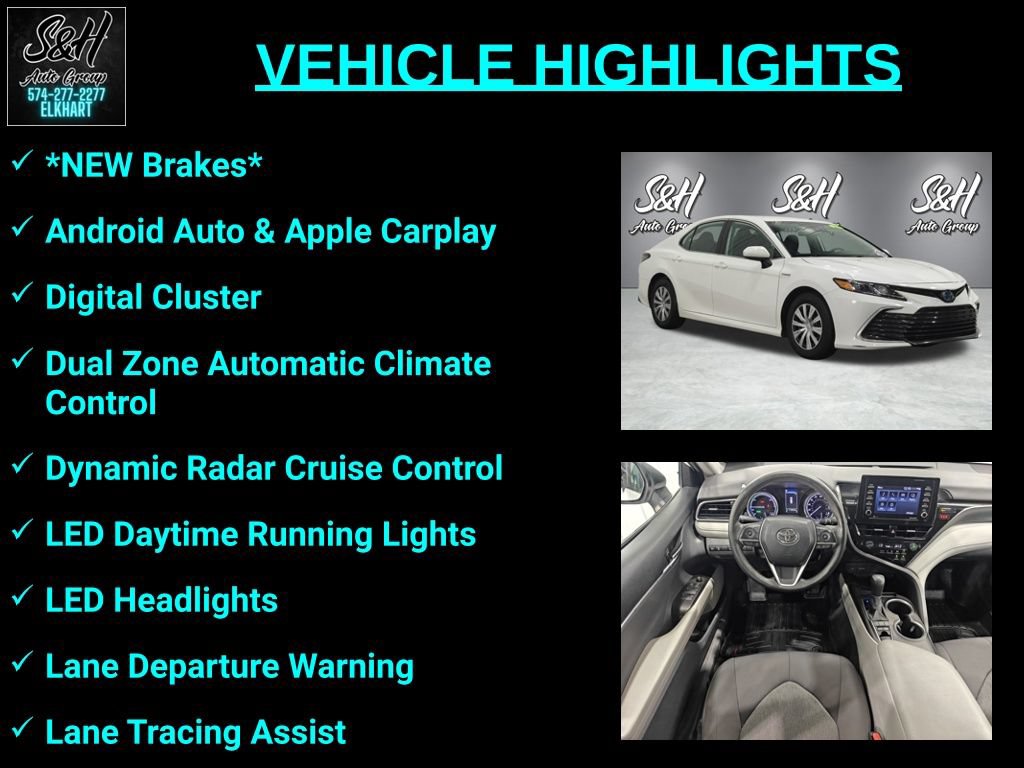 Used 2021 Toyota Camry LE FWD image 3