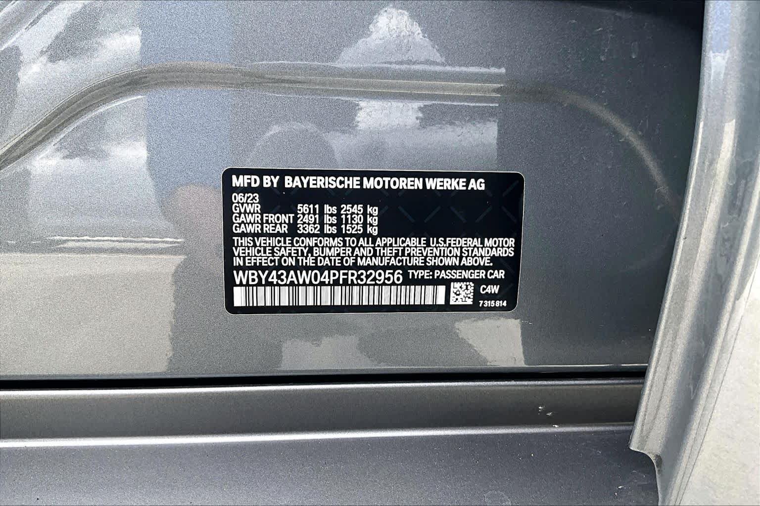 Used 2023 BMW i4 eDrive35 w/ Parking Assistance Package RWD image 32