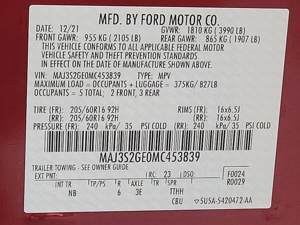 Used 2021 Ford EcoSport SE w/ SE Convenience Package image 33