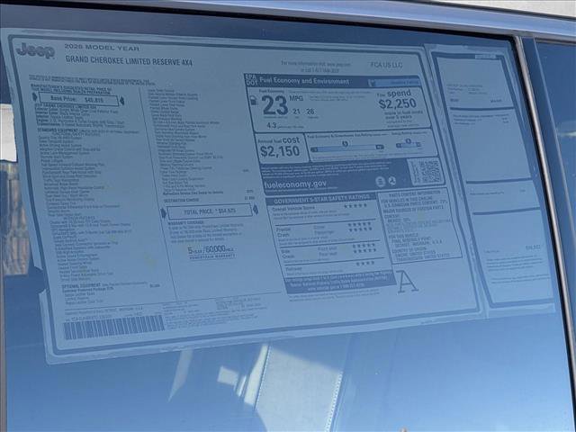 New 2026 Jeep Grand Cherokee Limited Reserve image 20