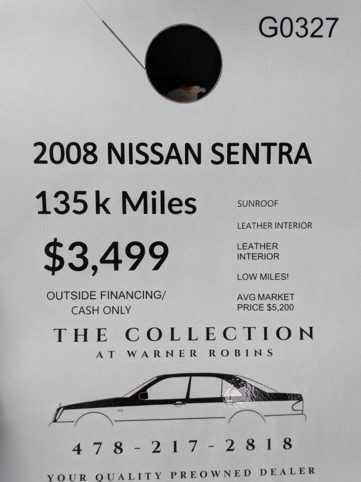Used 2008 Nissan Sentra 2.0 SL w/ Sunroof Pkg FWD image 2