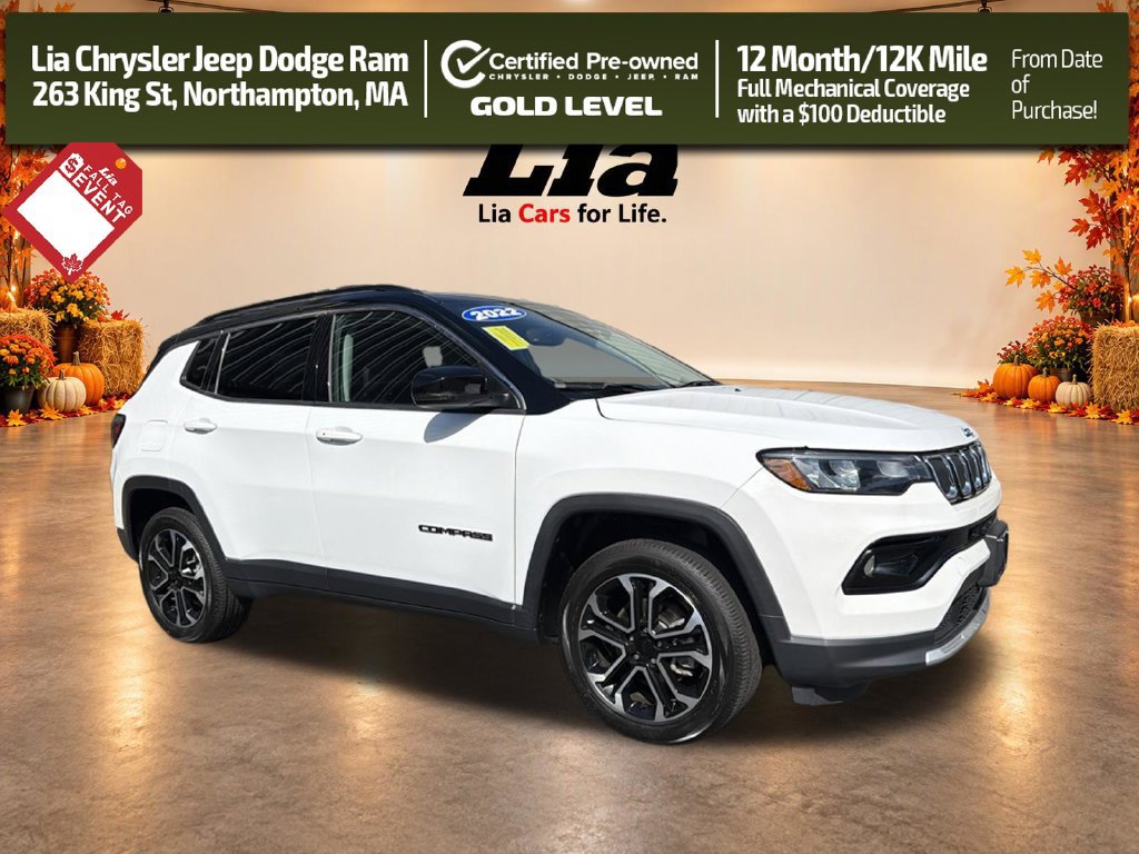 Certified 2022 Jeep Compass Limited AWD/4WD image 1