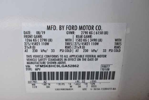 Used 2020 Ford Explorer Platinum image 35