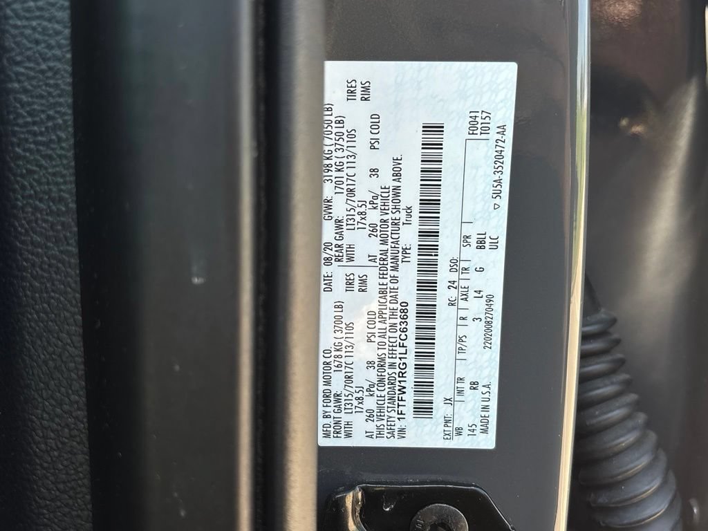 Used 2020 Ford F150 Raptor w/ Equipment Group 802A Luxury AWD/4WD image 18