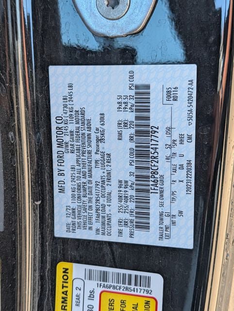 Used 2024 Ford Mustang GT Premium RWD image 30