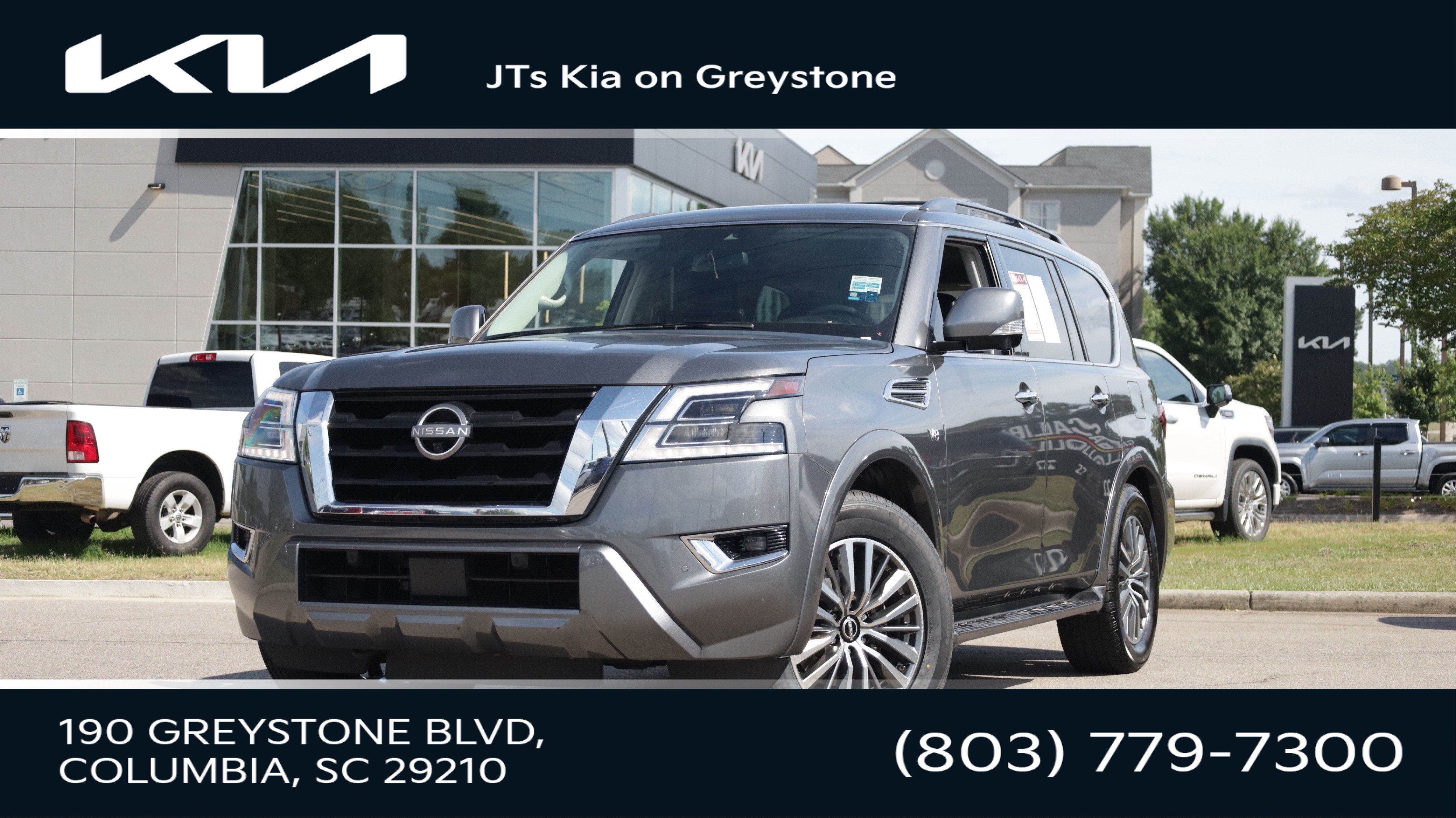 Used 2021 Nissan Armada SL w/ Captain's Chairs Package AWD/4WD image 1