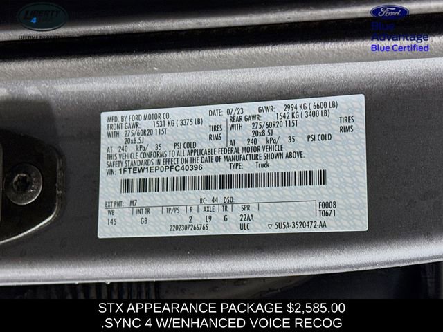 Certified 2023 Ford F150 XL w/ STX Appearance Package image 30