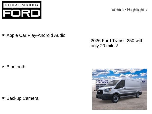 New 2026 Ford Transit 250 148 Medium Roof RWD image 7