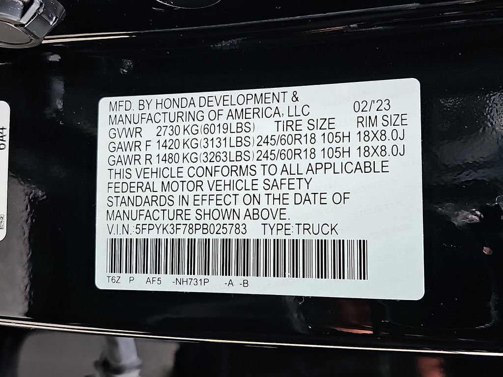 Used 2023 Honda Ridgeline RTL-E image 29