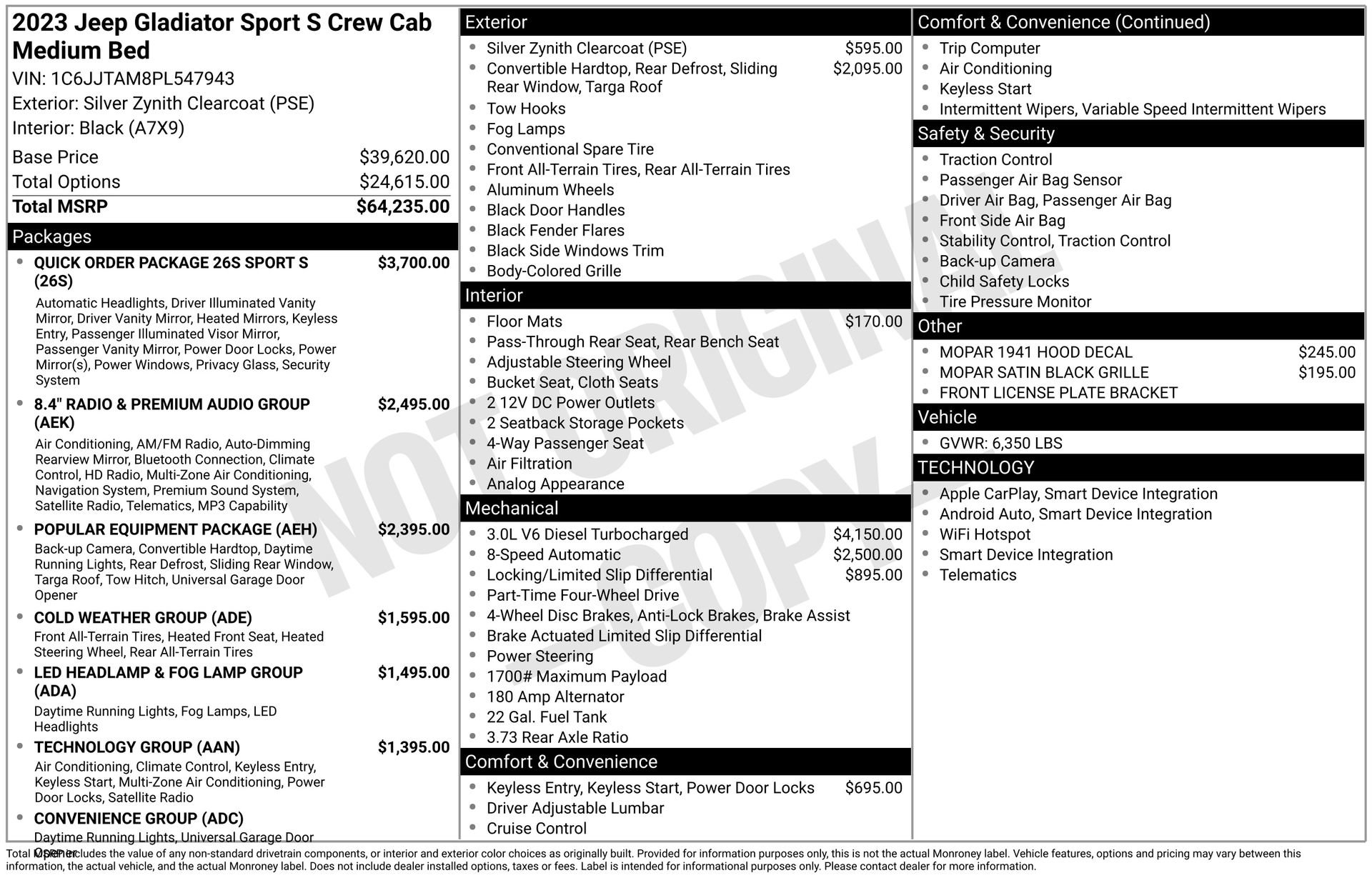 Used 2023 Jeep Gladiator Sport image 4