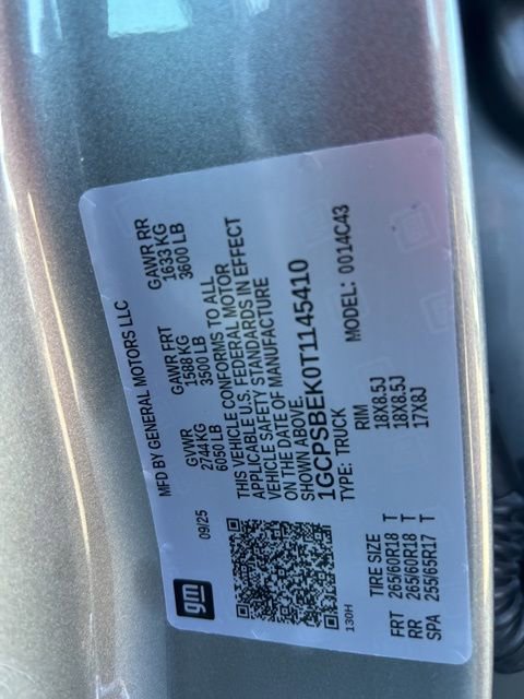 New 2026 Chevrolet Colorado W/T w/ WT Custom Package image 35