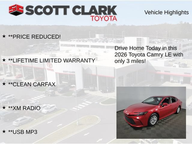 Used 2026 Toyota Camry LE w/ Convenience Package FWD image 12