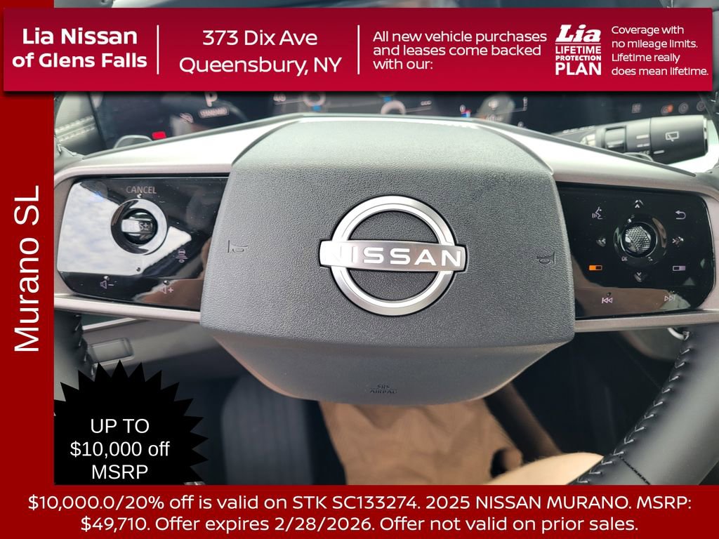 New 2025 Nissan Murano SL w/ Cargo Package image 17