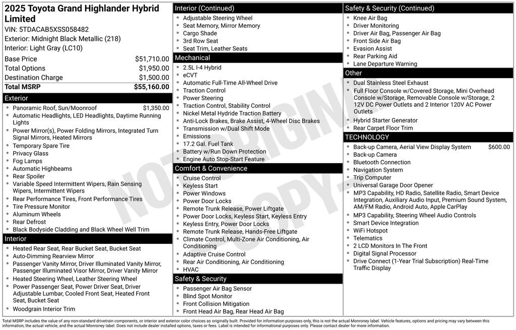Used 2025 Toyota Grand Highlander AWD Hybrid image 31
