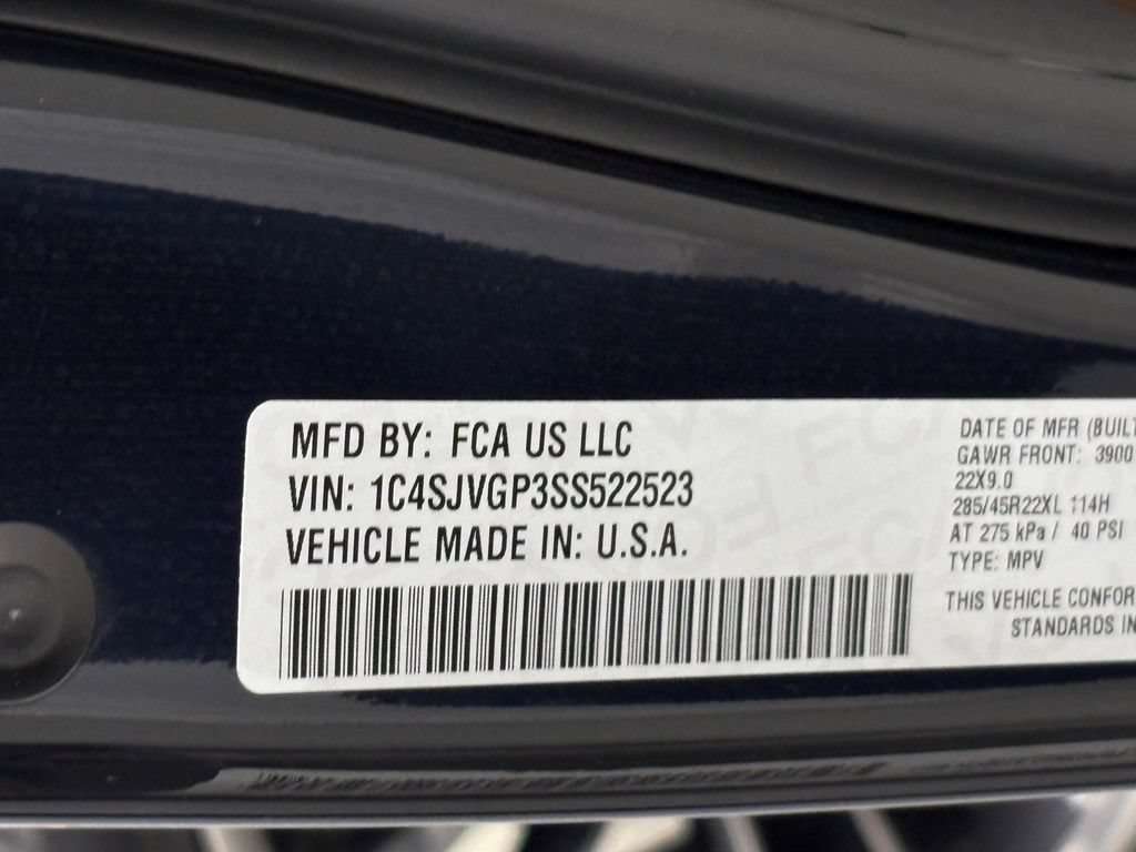 Certified 2025 Jeep Grand Wagoneer Series III w/ Rear Seat Video Group 1 AWD/4WD image 58