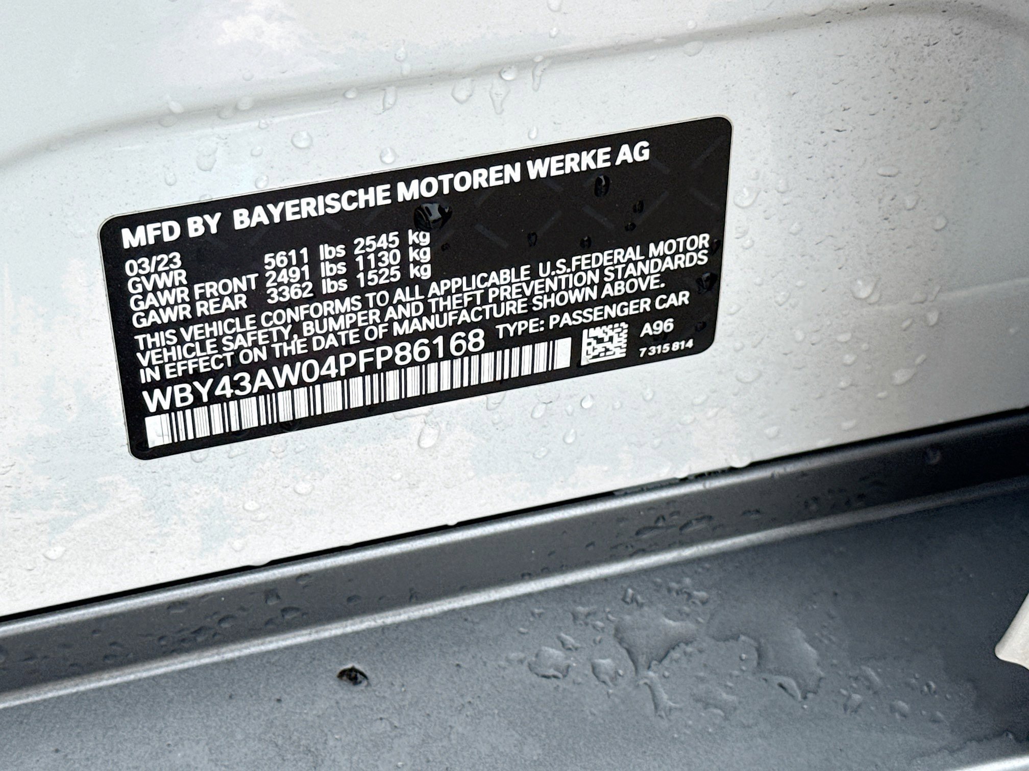 Used 2023 BMW i4 eDrive35 w/ Parking Assistance Package RWD image 44