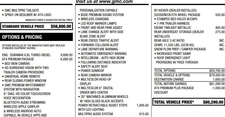 Used 2021 GMC Sierra 2500 AT4 w/ AT4 Premium Plus Package image 2