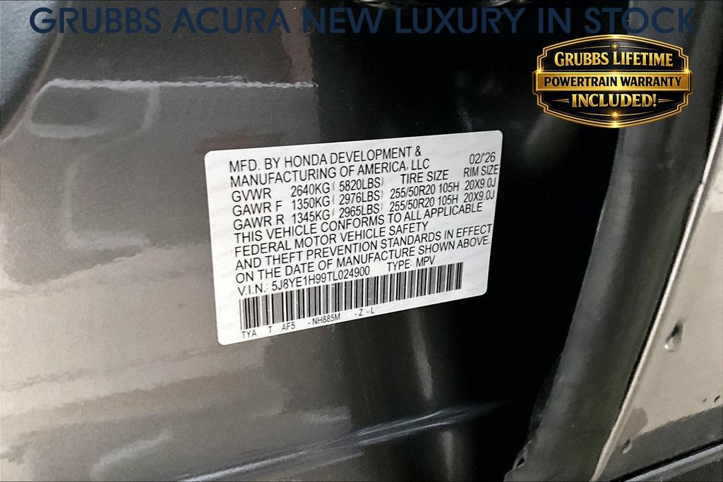 New 2026 Acura MDX A-Spec w/ Advance Package AWD/4WD image 17
