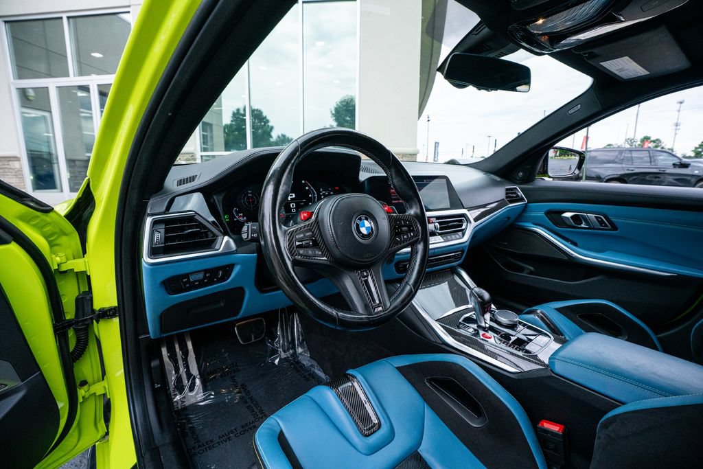 Used 2021 BMW M3 Competition w/ M Carbon Exterior Package RWD image 37