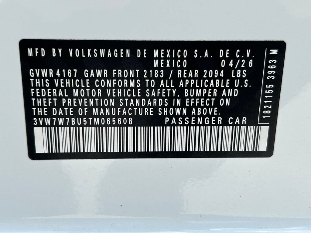 New 2026 Volkswagen Jetta SE FWD image 45