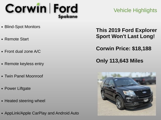 Used 2019 Ford Explorer Sport AWD/4WD image 6